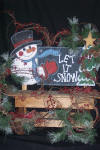 FB-163 Snowman Bench